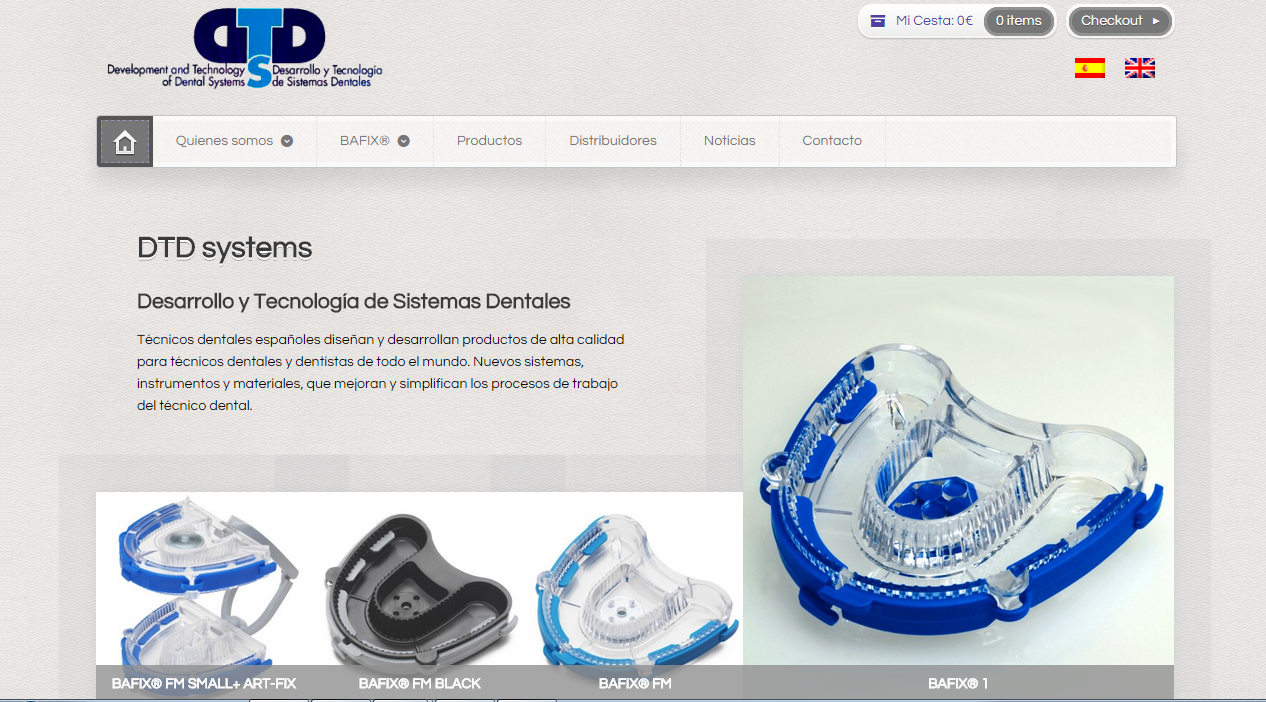 Captura de Página Web de Cliente Dtd Systems